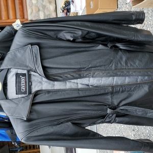 Giverny Black leather jacket